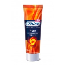Гель-смазка Contex интимный Plus Flash c согревающим эффектом 30мл