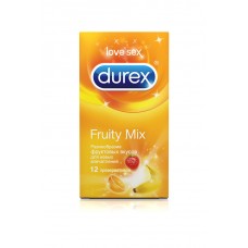 Презервативы Durex №12 Fruity Mix с фруктовыми вкусами