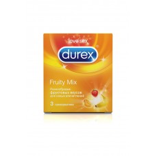 Презервативы Durex №3 Fruity Mix с фруктовыми вкусами