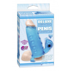 Насадка на пенис Deluxe Vibrating Penis Enhancer - Blue