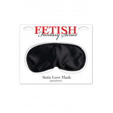 Комфортная черная маска Fetish Fantasy Series Satin Love Mask