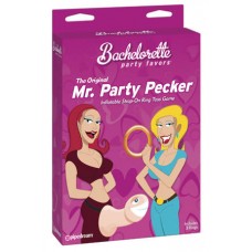 Bachelorette Party Favors  Mr. Party Pecker Inflatable  Strap-On Ring Toss Game