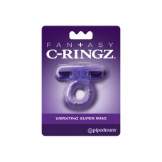 Эрекционное кольцо с вибро-пулей Fantasy C-Ringz Vibrating Super Ring