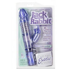 Вибромассажер  с клиторальной стимуляцией Waterproof Jack Rabbit - Purple