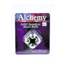 Анальные шарики Alchemy Metallics - Solid Seamless Metal Balls