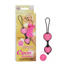 Вагинальные шарики из силикона Coco Licious Kegel Balls - Pink Balls розовые