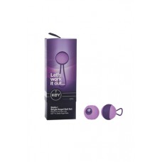 Вагинальный шарик соло STELLA I со сменным грузом фиолетовый